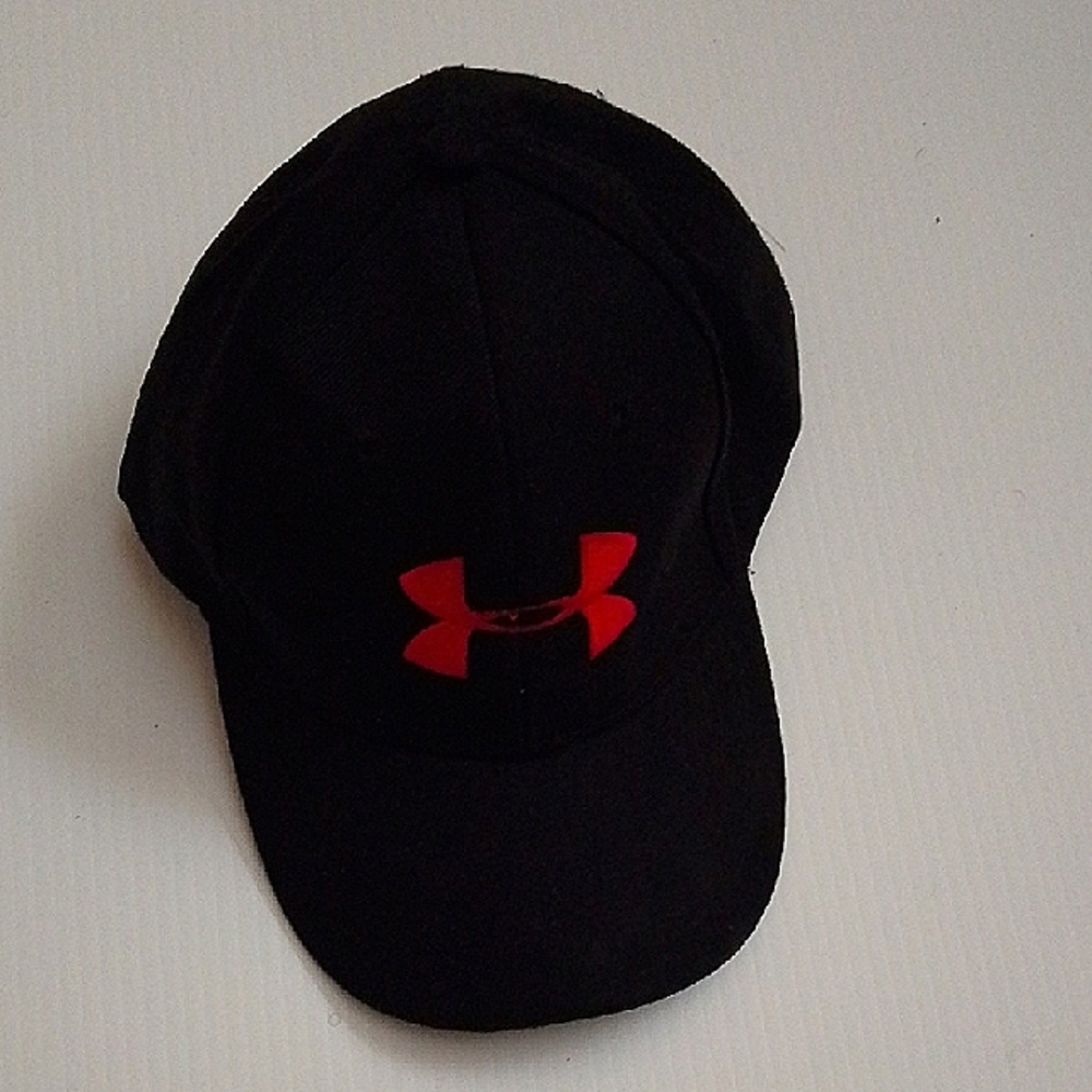 Under Armour Black Cap with Red Logo